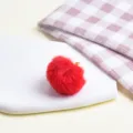 Red Plush Ball Keychain Fluffy Pom Pom Pendant Cute Bag Charm Accessory Gift Item - Plush Ball / Red