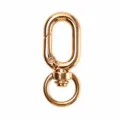 Goldener Metall Karabinerhaken drehbar Schlüsselanhänger für Taschen DIY Zubehör. - Gold