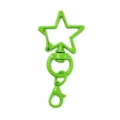 Mousqueton porte-clés étoile vert en alliage pour accessoires de bijoux et bricolage DIY. - Pendentif Pentagramme(303) / Vert