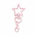 Porte-clés étoile couleur bonbon, mousqueton en alliage rose pour bijoux DIY et sacs. - Pendentif Pentagramme(303) / Rose Clair