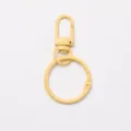 Anneau de porte-clés en métal jaune crochet DIY accessoires de bijoux pendentif de sac - Boucle De Porte + Anneau / Light jaune