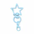 Porte-clés étoile bleu clair avec mousqueton en alliage pendentif accessorio DIY pour sac - Pendentif Pentagramme(303) / Bleu clair