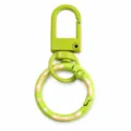 Green Donut Spring Ring Keychain Metal Snap Hook DIY Jewelry Accessory Variant - Green