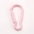 Rosa herzförmiger Aluminium Karabiner Haken für Rucksack Outdoor Camping Zubehör Clip - Hellrosa
