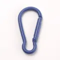 Blauer Metall Karabinerhaken Federclip fuer Outdoor Rucksack und Schluesselanhaenger. - Königsblau
