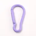 Lila Aluminium Karabinerhaken, stabiler Federclip fur Outdoor Rucksack und Schlussel. - Violet