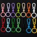 Buntes Legierungs-Feder-Schlüsselanhänger Set, Mehrfarbige Karabiner für DIY-Schlüssel. - Federring und Karabiner / Mehrfarbig