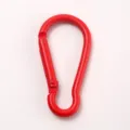 Roter herzförmiger Aluminium Karabinerhaken für Rucksack, Outdoor Camping und Flaschen. - Rot