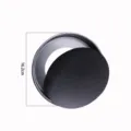 Tortiera rotonda antiaderente per pan di spagna 16.2cm con fondo rimovibile da cucina - 6 Pollici Fondo Rimovibile (Nero)