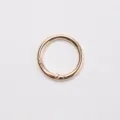 32mm anneau ressort metal mousqueton rond porte-cles dore accessoire sac DIY qualite - Or KC
