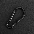 Schwarzer Legierung Karabiner Haken für DIY Tasche Schlüsselanhänger Metall Zubehör - Kürbisschnalle Schwarz