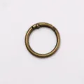 Anneau ressort rond en alliage de zinc 32mm mousqueton porte-clés métal pour sacs DIY - Bronze