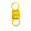 Yellow spring double ring connector DIY jewelry making accessory crafting findings - Yellow - Double Spring Ring