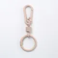 Porte-clés Ressort Métal Rose Clair Charme De Sac Bricolage Bijoux Mousqueton - Café Clair