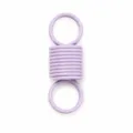Light purple metal spring connector DIY jewelry accessory double ring 8 shaped clasp - Light Purple - Double Spring Ring