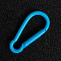 Blue Alloy Baked Paint Gourd Carabiner Keychain DIY Bag Pendant Accessory Parts - Blue