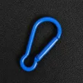 Blue Alloy Pear Shaped Carabiner Keychain DIY Jewelry Pendant Accessory Bag Charm Clip - Royal Blue