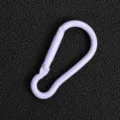 Light purple alloy gourd carabiner keychain, stylish DIY bag charm and hanging accessory. - Light Purple