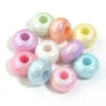 Perline acriliche colorate placcate UV per la creazione di gioielli fai da te e accessori. - 14# UV Rugoso