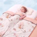 Kids cooling summer quilt newborn cartoon rabbit pattern breathable baby air conditioner blanket - Mushroom House / 120x150cm