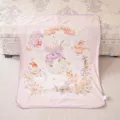 Pink cute cartoon print baby blanket, unicorn and bunny soft fleece kids quilt for bed. - Animal Space-Time / 100*130cm