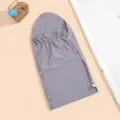 Baby summer cotton gauze sleeping bag soft breathable anti-kick quilt infant grey - Gray / 35*65cm