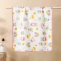 Waterproof washable baby urine pad cute cartoon print toddler bed mat breathable and soft - 100x150cm / Princess Castle