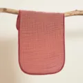 Morbido asciugamano viso per neonati in garza a sei strati puro cotone bavaglino - 25*50 / rosa scuro