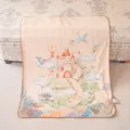 Children's cartoon blanket baby quilt infant cover blanket toddler nap soft cozy cute castle pattern - Cloud Castle / 100*130cm