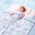 Cooling baby summer quilt toddler breathable air conditioning blanket cute cartoon print - Forest Fairytale / 120x150cm