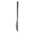 Cuchillo para carne de acero inoxidable negro, cubiertos duraderos para cocina y mesa. - Negro