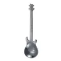 Creative stainless steel guitar spoon, music coffee mixing spoon, bar tableware accessory. - Matte Black