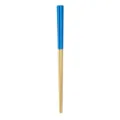 Blue and gold 304 stainless steel square chopsticks modern kitchen tableware reusable cutlery - 23cm / Blue and Gold