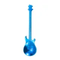 Blue stainless steel guitar spoon, creative music coffee stirring spoon for bar use. - Blue