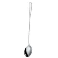 Stainless steel long handled spoon, silver coffee stirrer, ice spoon for kitchen use. - Iced Round Spoon / Silver