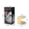 304 stainless steel fruit fork set with storage rack for home kitchen tableware - High-End Gold Stand + Color Box