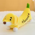 Schattig banaan hond pluche kussen, grappig lang gevuld dier speelgoed voor bed - 70cm / Bananenhond