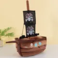 Creative pirate ship plush toy soft stuffed doll kids boys birthday gift room decoration ornament - Pirate Ship Style / 40CM