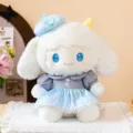 Süßes schaf plüschtier mit blauem kleid und beret weiche kuscheltier puppe geschenk für kinder - 23cm / Blauer Stil