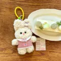 Cute fluffy rabbit plush toy keychain, soft stuffed animal bag pendant and healing doll gift. - Brown Rabbit Clothes Style