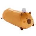 Cute capybara baguette bread plush pillow soft cylindrical doll toy for home decor comfort. - Cylinder Style / 55cm