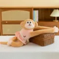 Long arm monkey plush toy variant in pink dress, cute hanging doll for home decor and curtains. - 60CM / Pink