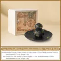 Hand-painted ceramic gourd incense burner set with matching tray gift box for home decor - Incense Holder + Base (Gift Box) / With Base Gift Box
