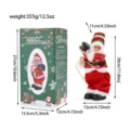 Electric musical Santa Claus doll with gift box, Christmas holiday toy and home decor. - Music Shaking Hip Santa