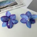 Simulation 3D printed silk lily flower heads for DIY crafts, hairpins, and clothing accessories. - Color 3