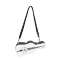 Fashion guitar shaped crossbody bag, Y2K chic PU leather shoulder bag for women trendy. - Guitar Case Shaped Bag-Style 1(6626) / White