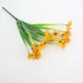Artificial yellow flower bouquet silk cloth plant for home decoration and floral arrangement. - Yellow