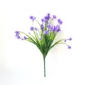 Artificial purple phalaenopsis flower bouquet plastic plant for home decor wedding arrangement - Purple