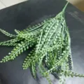 Artificial eucalyptus leaves faux plant for wedding decor, green foliage bouquet styling. - DF-4