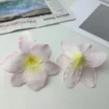 Artificial silk lily flower heads for DIY crafts, hair clips, and hat accessories - Color 2